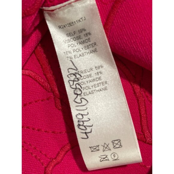 Carolina Herrera $2690 Embroidered Scalloped Large Begonia Dress NEW - Picture 8 of 9